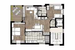 Skizze Apartment II